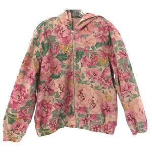 BDG Urban Outfitters 100% Cotton Floral Hooded Jacket Women’s Size‎ L